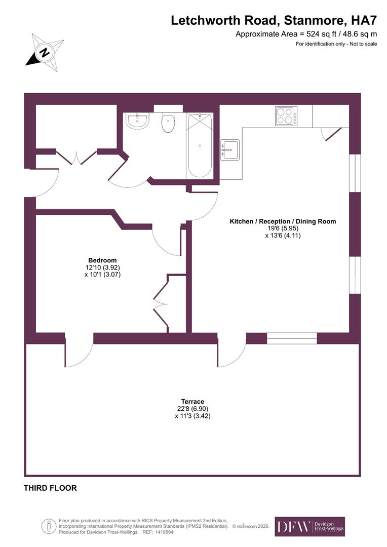 54 Madeleine Court, Letchworth Road, Stanmore floorplan