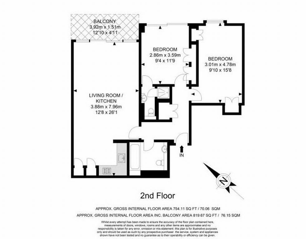 2 Bedrooms Flat to rent in Millennium Court, 264 Waterloo Road, London SE1