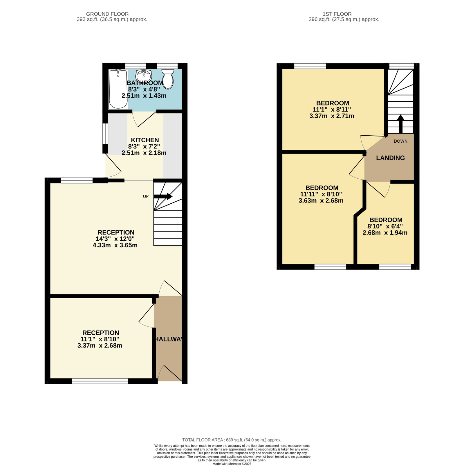 61, Partridge Road, Abertillery floorplan