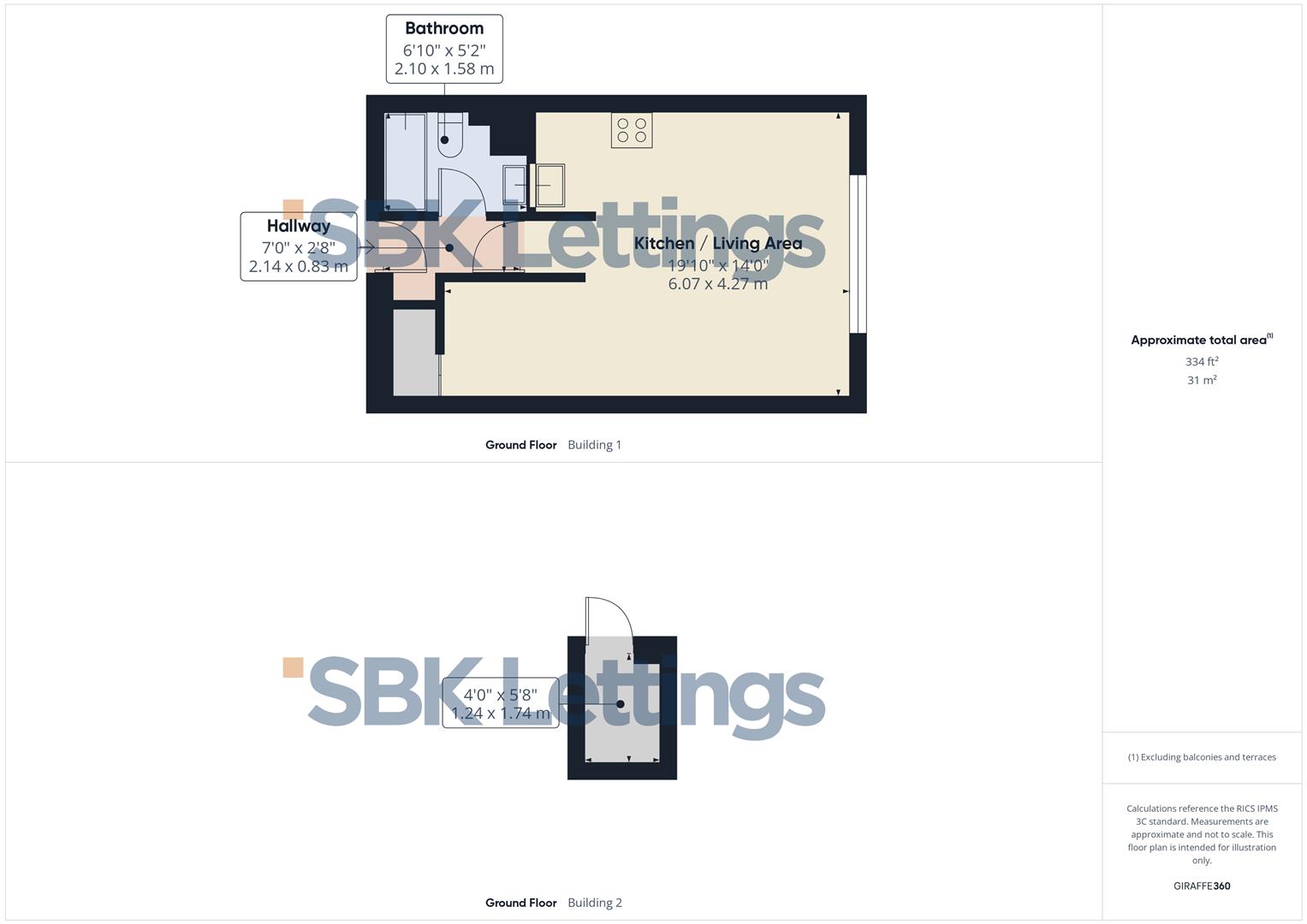 Flat 8 Ashlawn House, 13, Forfield Place, Leamington Spa floorplan