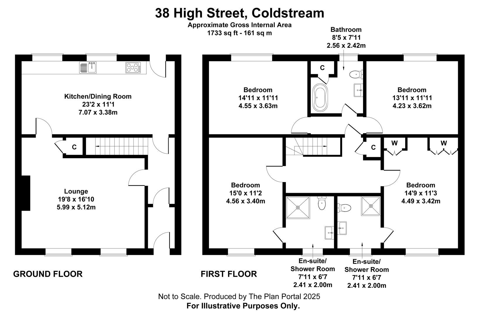 38, High Street, Coldstream floorplan