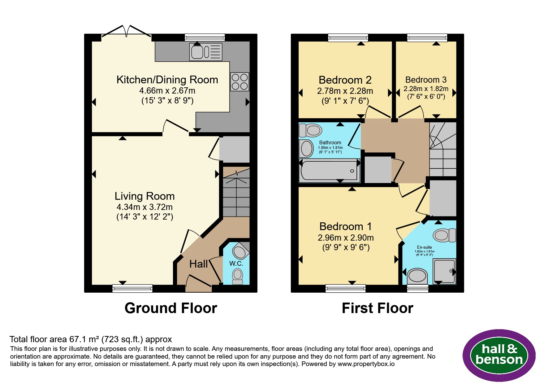 15, Wolfscote Close, Derby floorplan