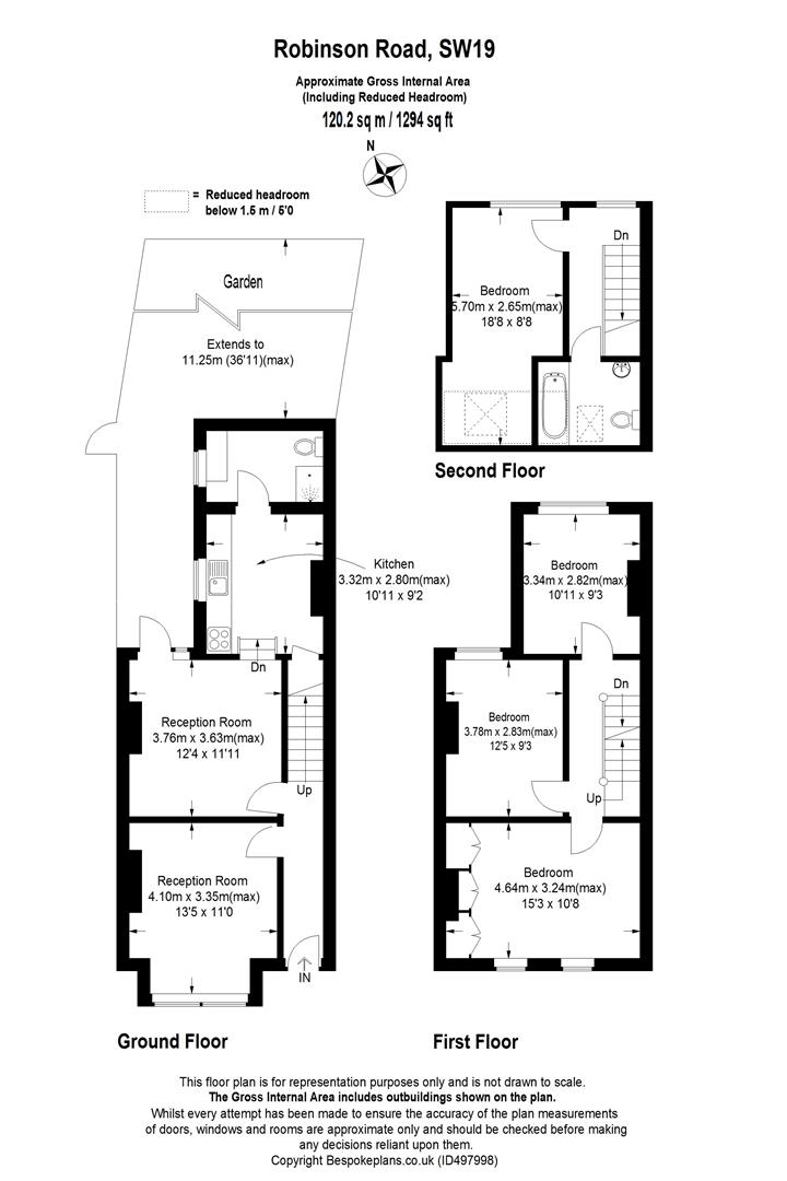 4 Bedrooms  to rent in Robinson Road, Colliers Wood, London SW17
