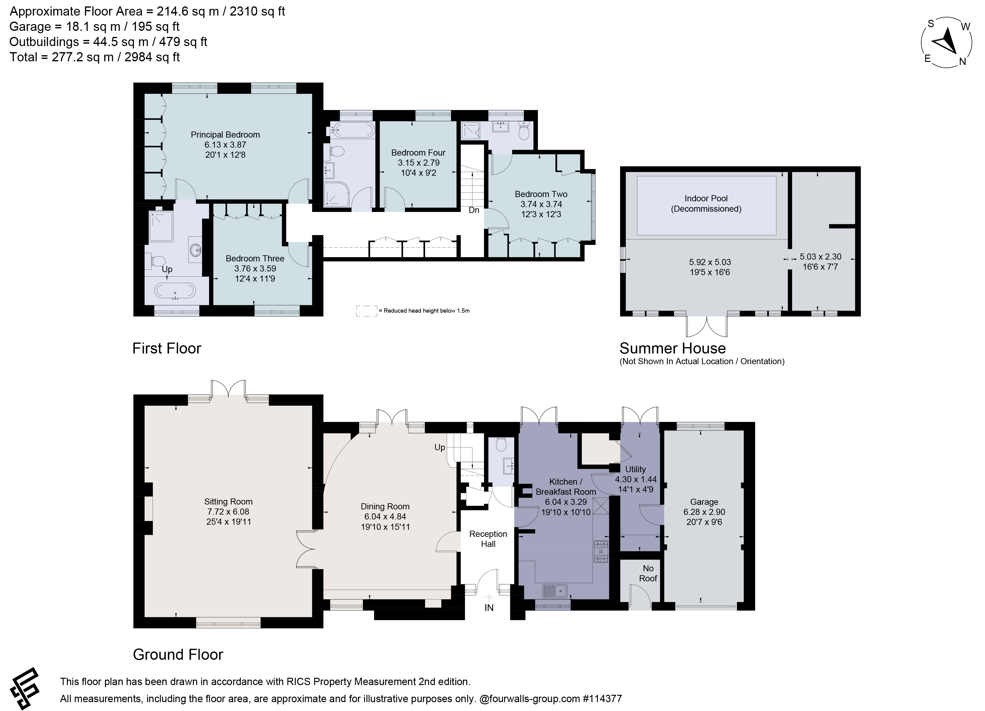 Potterers Cottage,, Bangors Road South, Buckinghamshire floorplan