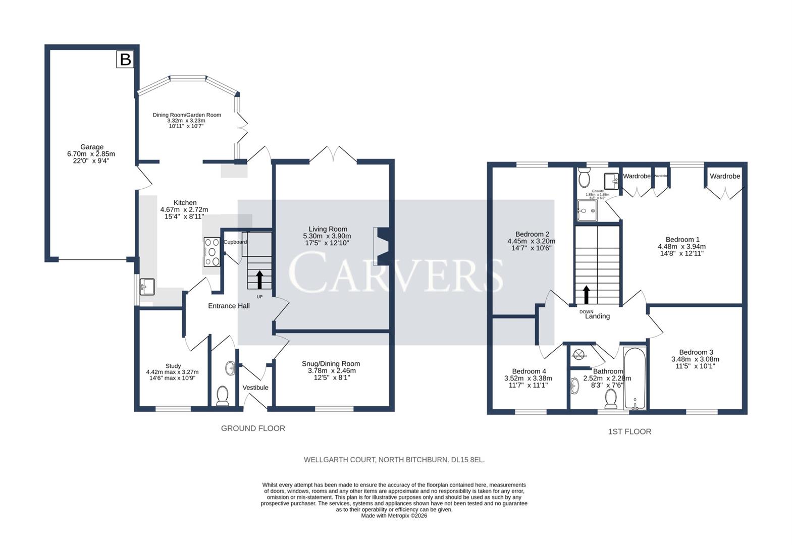 Wellgarth Court, Crook floorplan