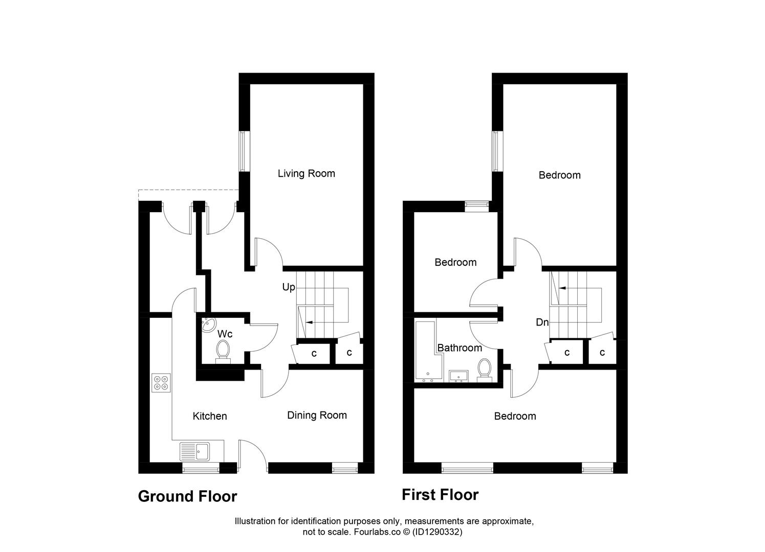 290, Tern Court, Glenrothes floorplan