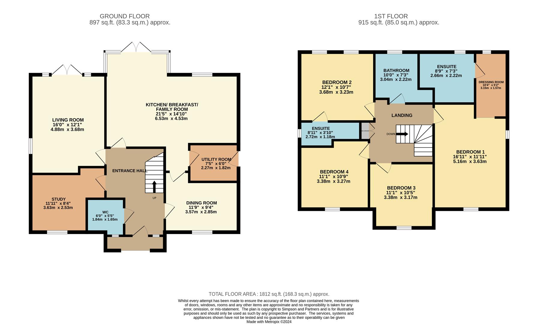 13, Hope Drive, Barton Seagrave floorplan