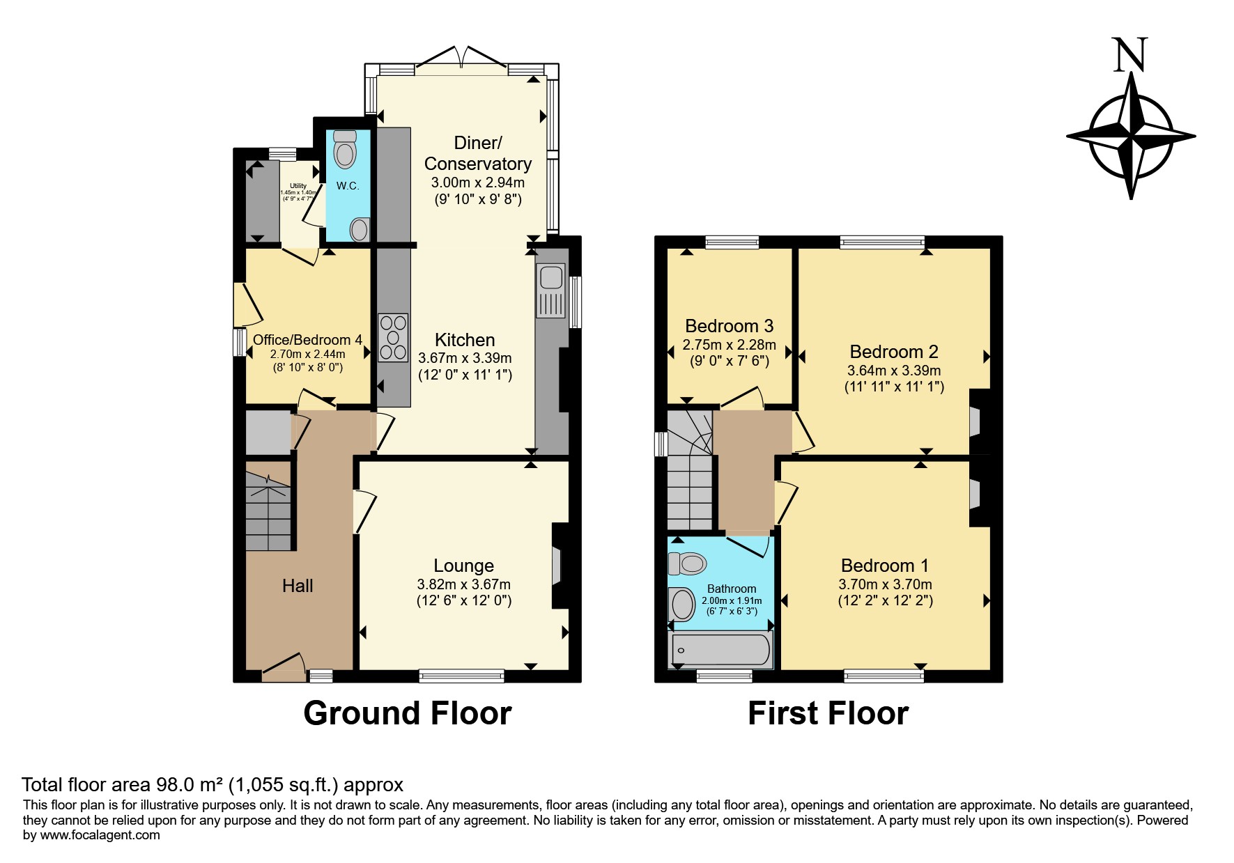 85, Lodge Road, Writtle floorplan