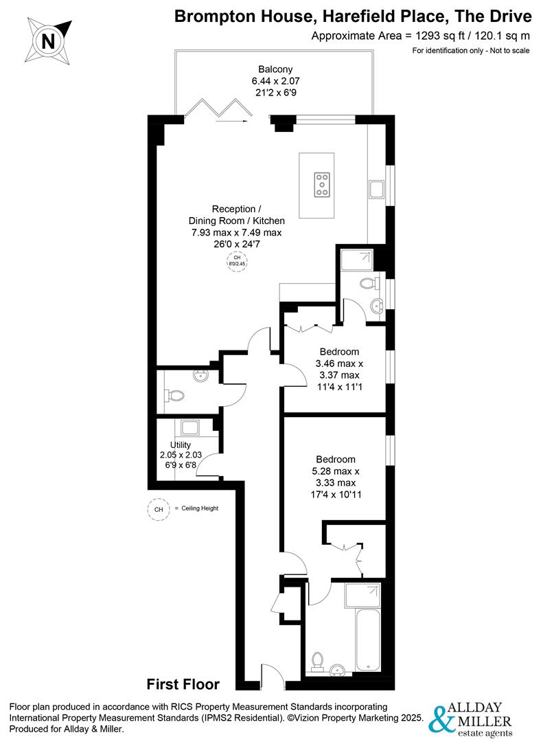 9, Brompton House, Ickenham floorplan