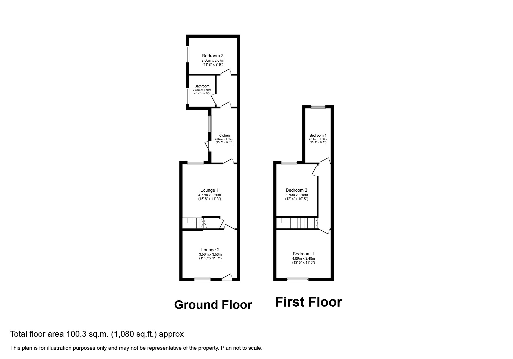 25, Raymond Road, Leicester floorplan