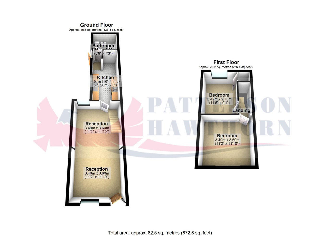 6, Lennard Row, Aveley floorplan