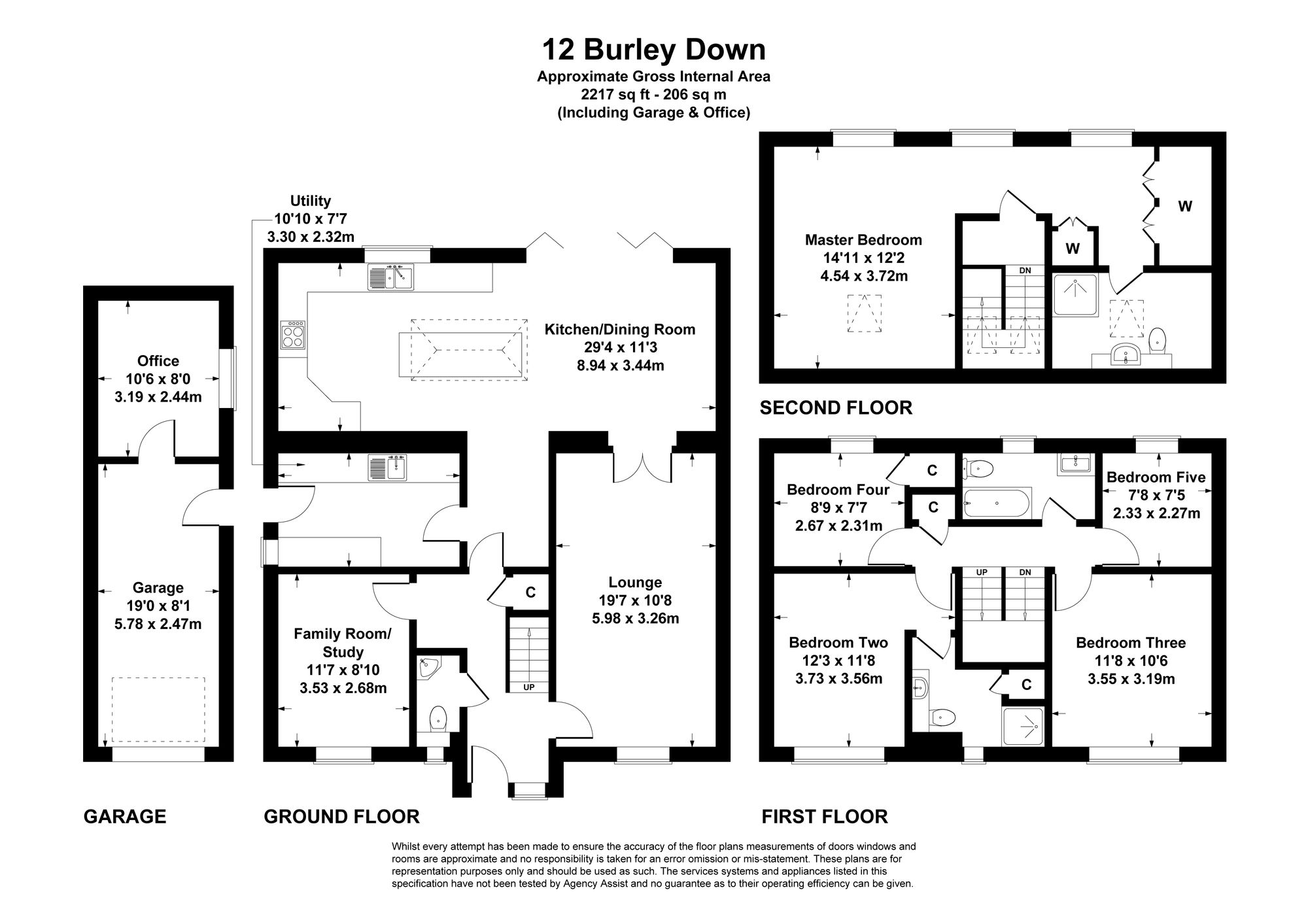 12 Burley Down, Eastleigh floorplan