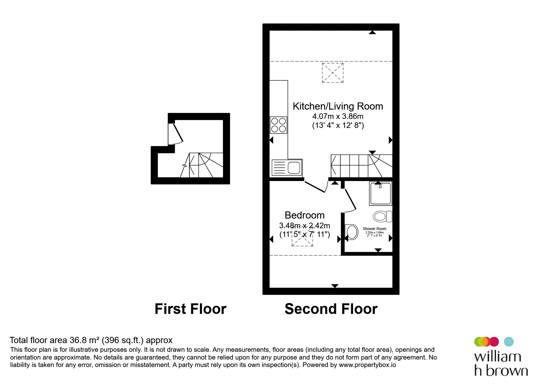 Flat 3, 8, Southfield Mount, Leeds floorplan