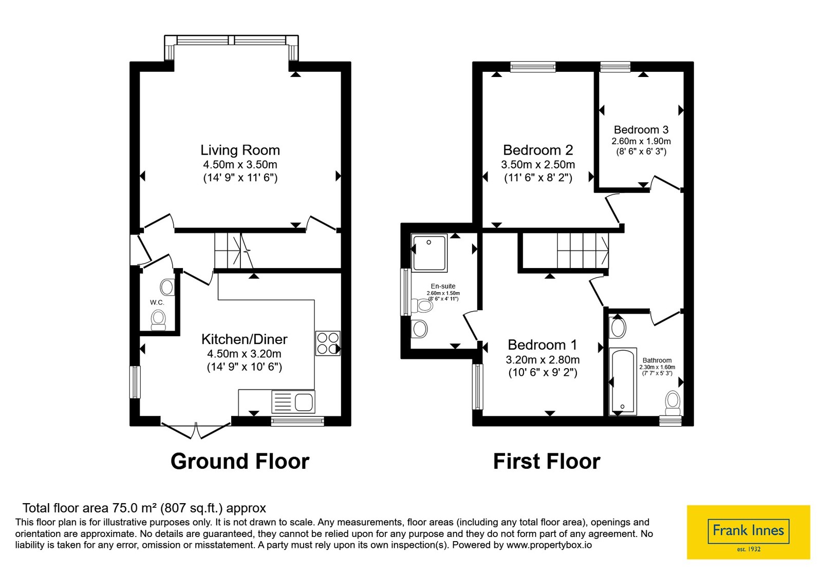 1, Lievesley Grove, Nottinghamshire floorplan