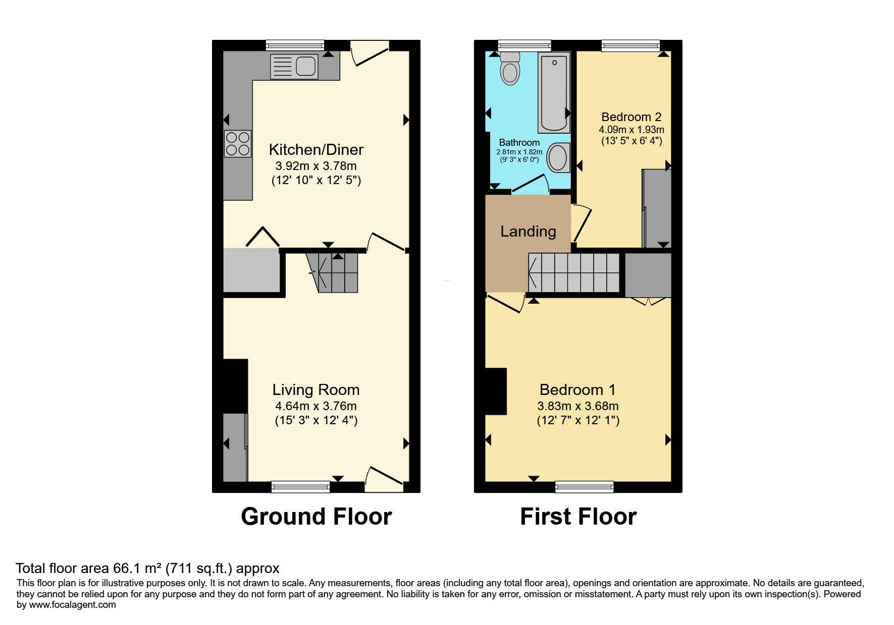 80, Highgate Lane, Rotherham floorplan