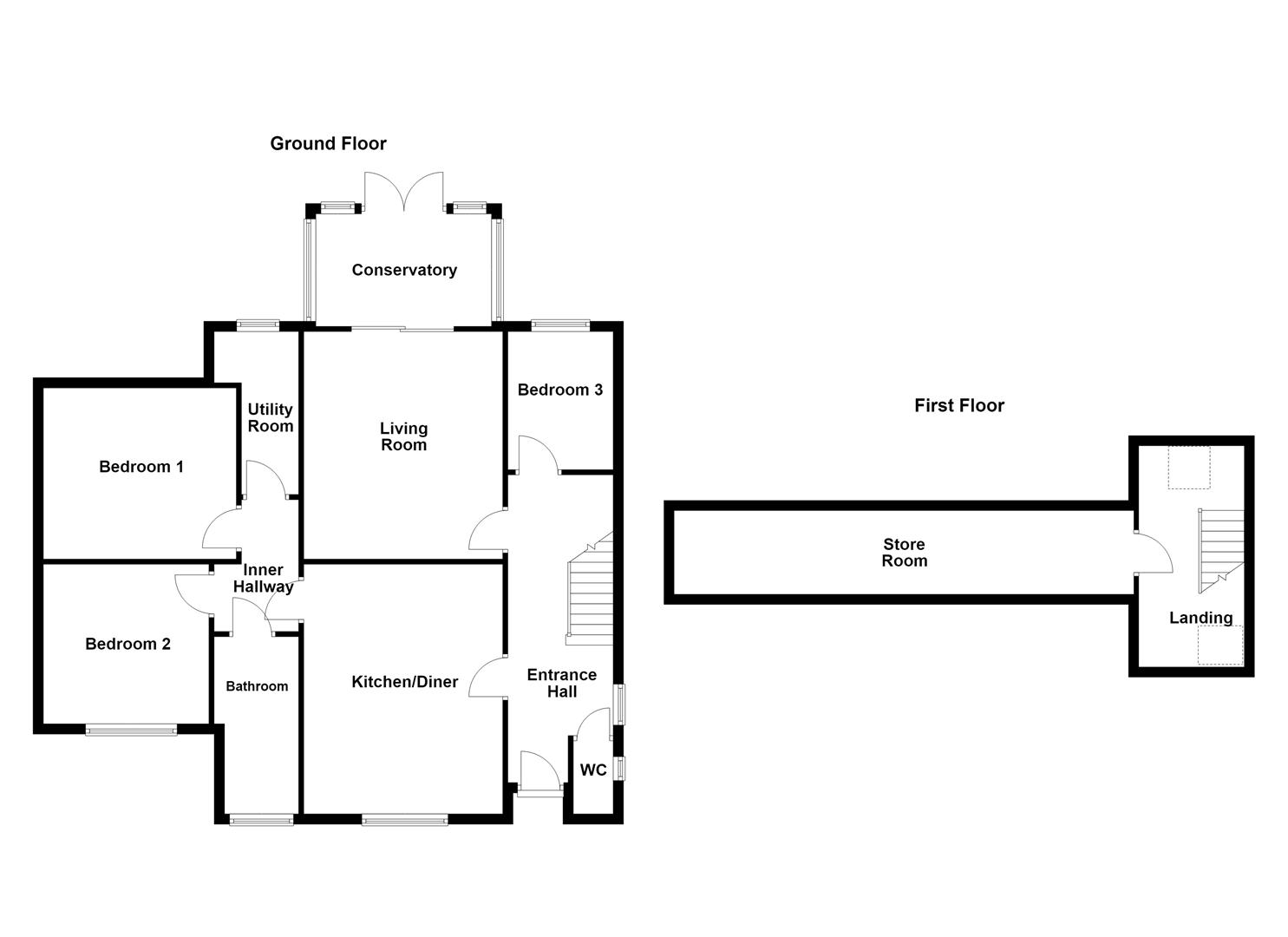 53, Almshouse Lane, Wakefield floorplan