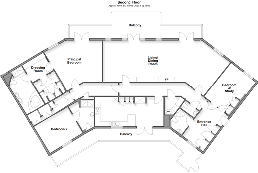 Warberry Park Gardens, Tunbridge Wells floorplan