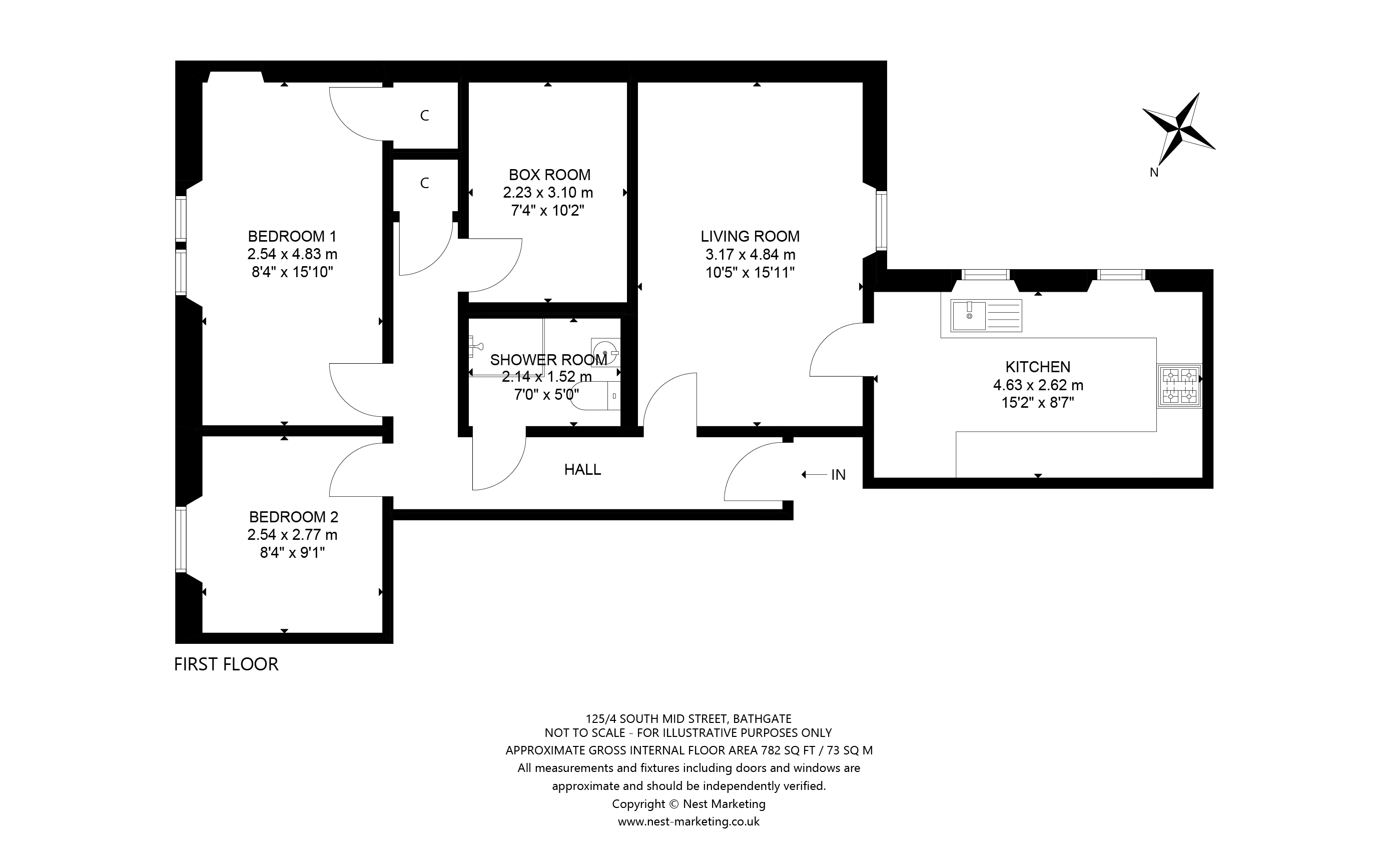 South Mid Street, Bathgate EH48, 2 bedroom flat for sale 63446036
