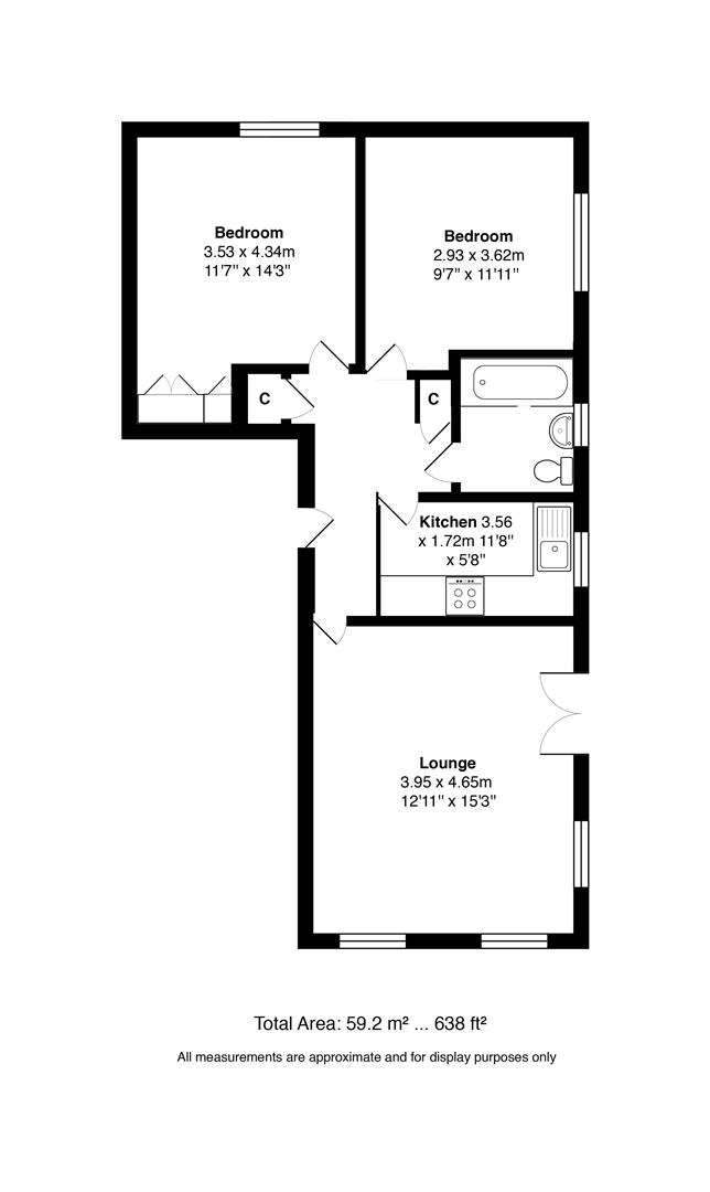 6, Crofts House, Spout Hill, Brighouse floorplan