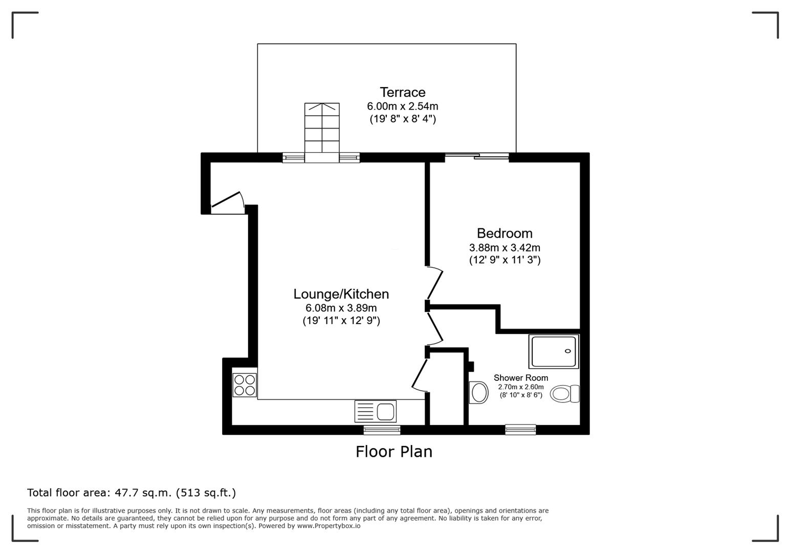 Flat 2, 150A, London Road, Isleworth floorplan