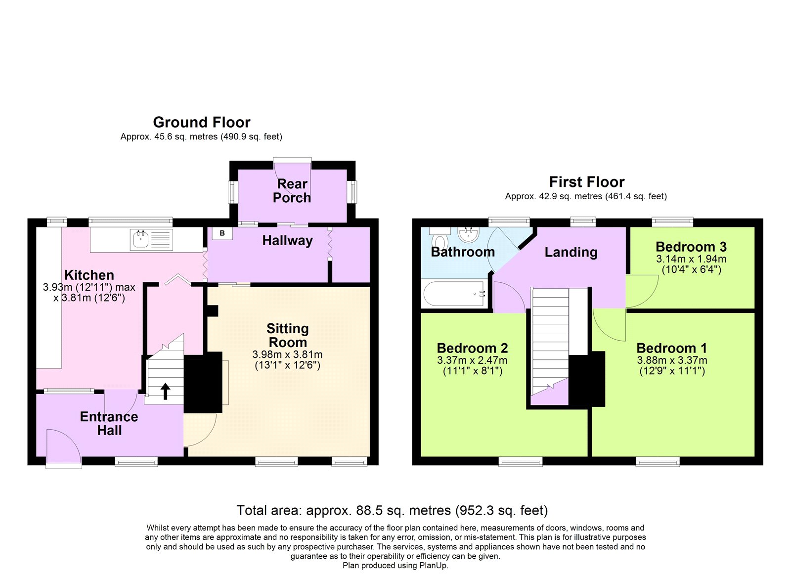 5, Castle Street, Stonehouse floorplan