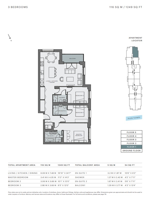 31 Camera House,, Pinewood Gardens, Teddington floorplan