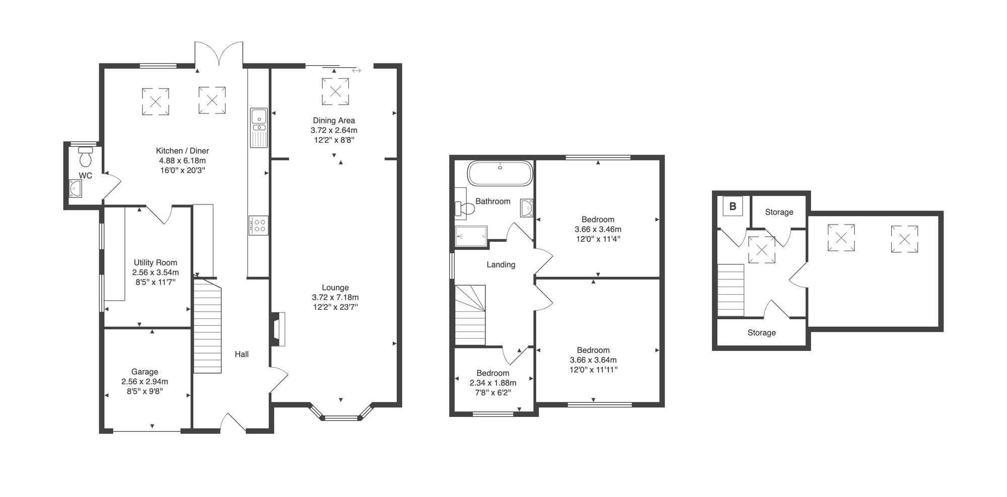 26 Repton Road, Nottingham floorplan