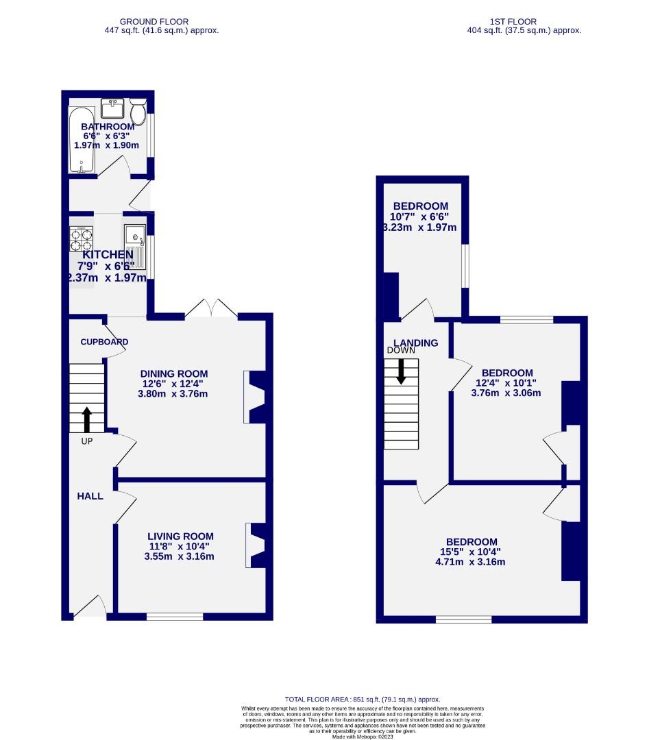 36, Cleveland Street, York floorplan