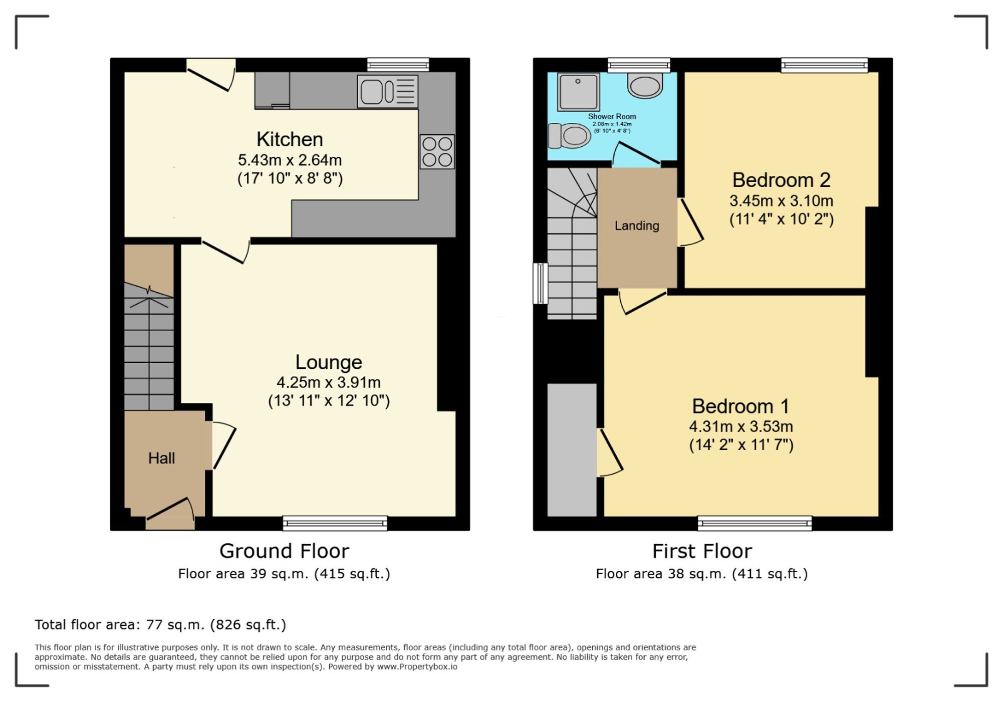 35 Westwood Road, Wishaw floorplan