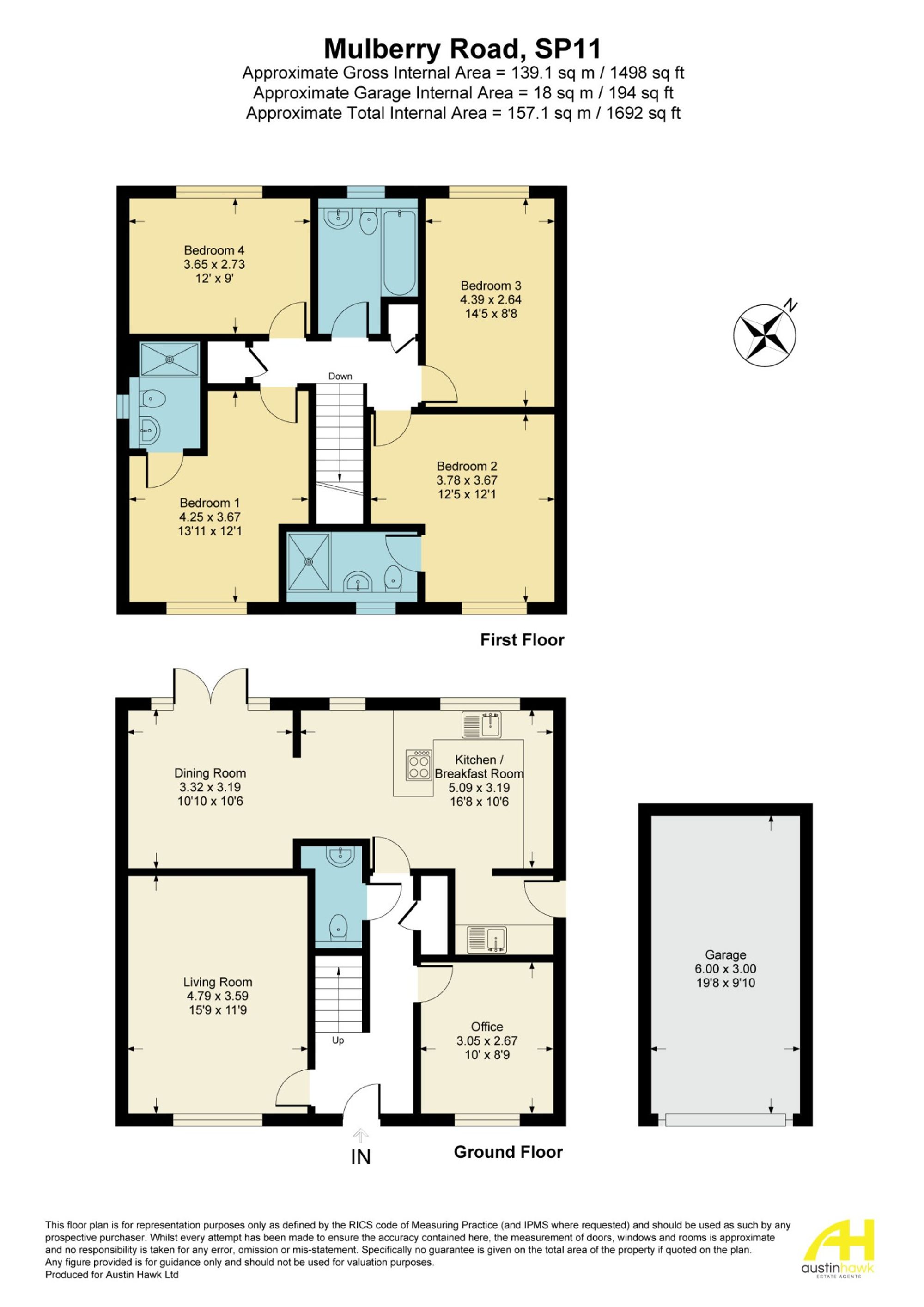 3 Mulberry Road, Andover floorplan
