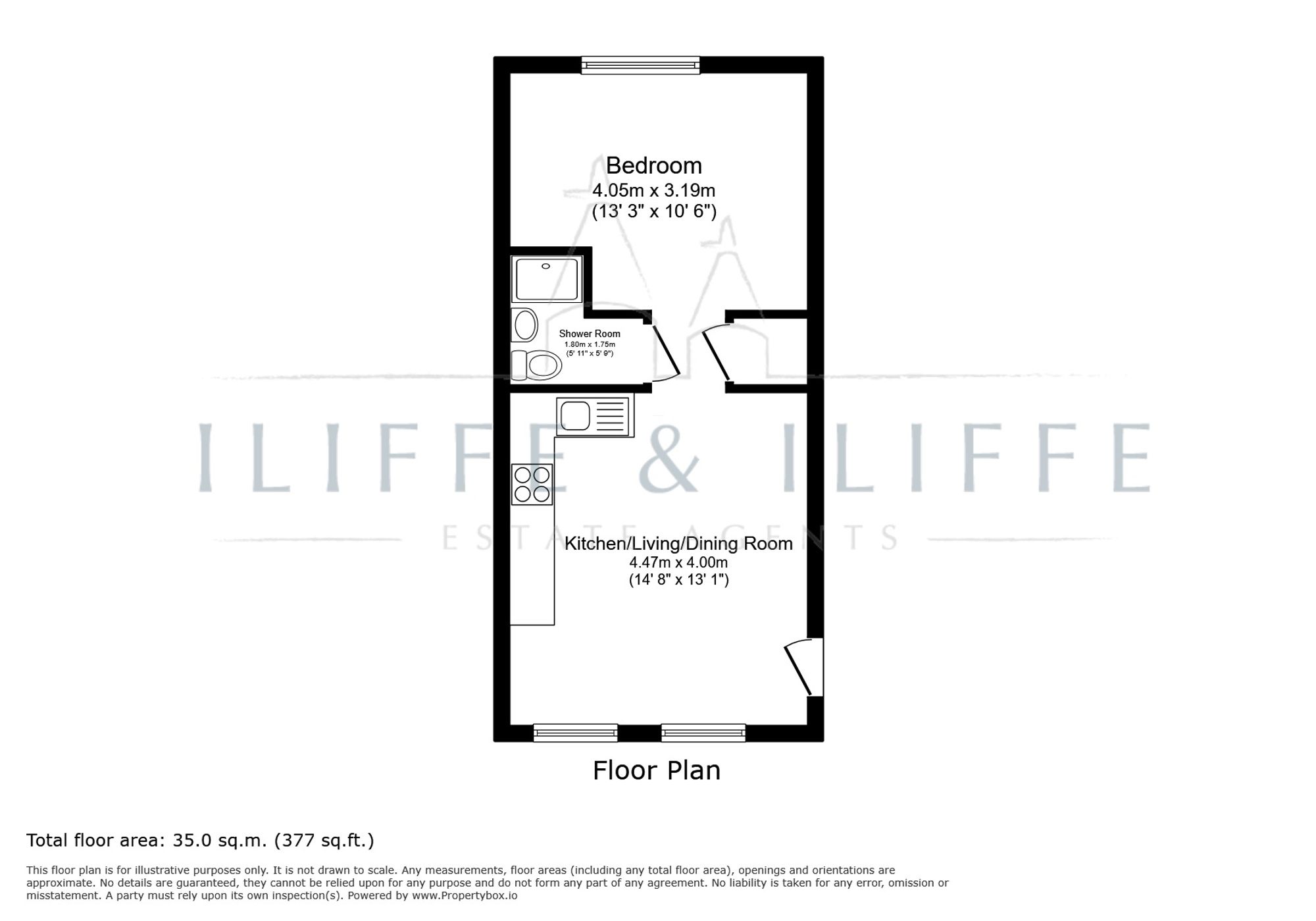 Flat 4, Century House Century Road, Faversham floorplan