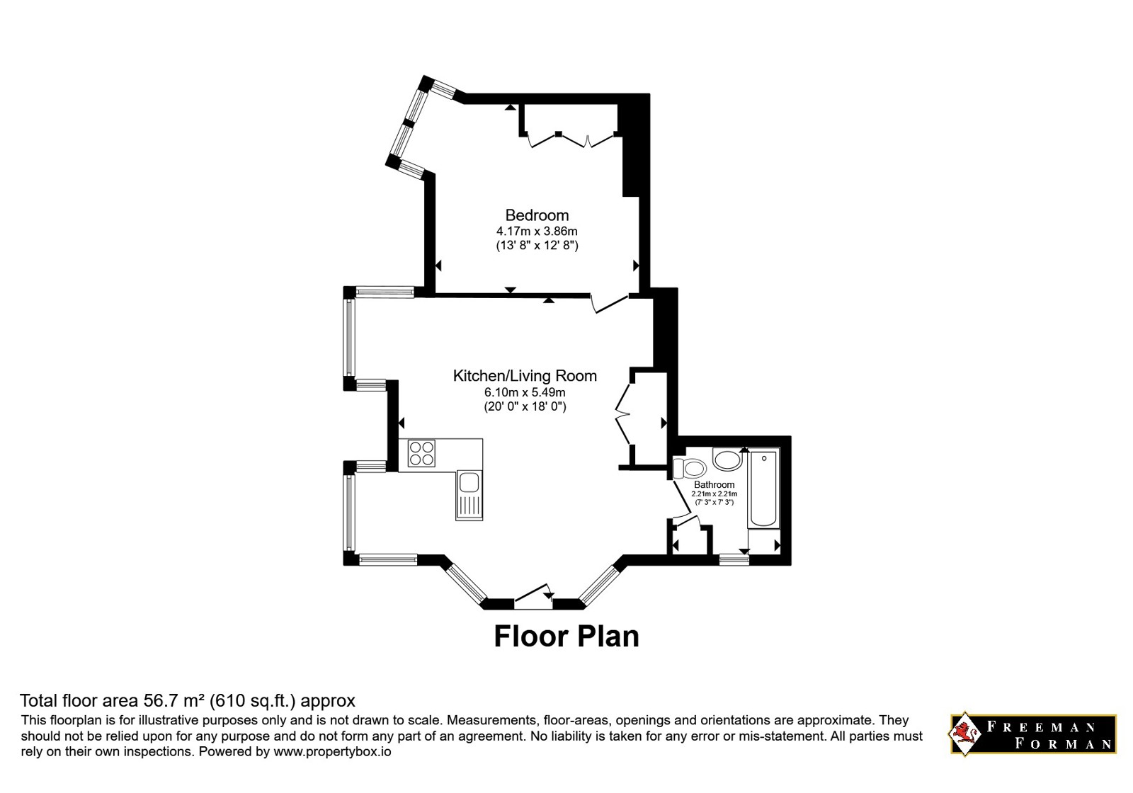 Flat 2, 33, Boyne Park, Kent floorplan