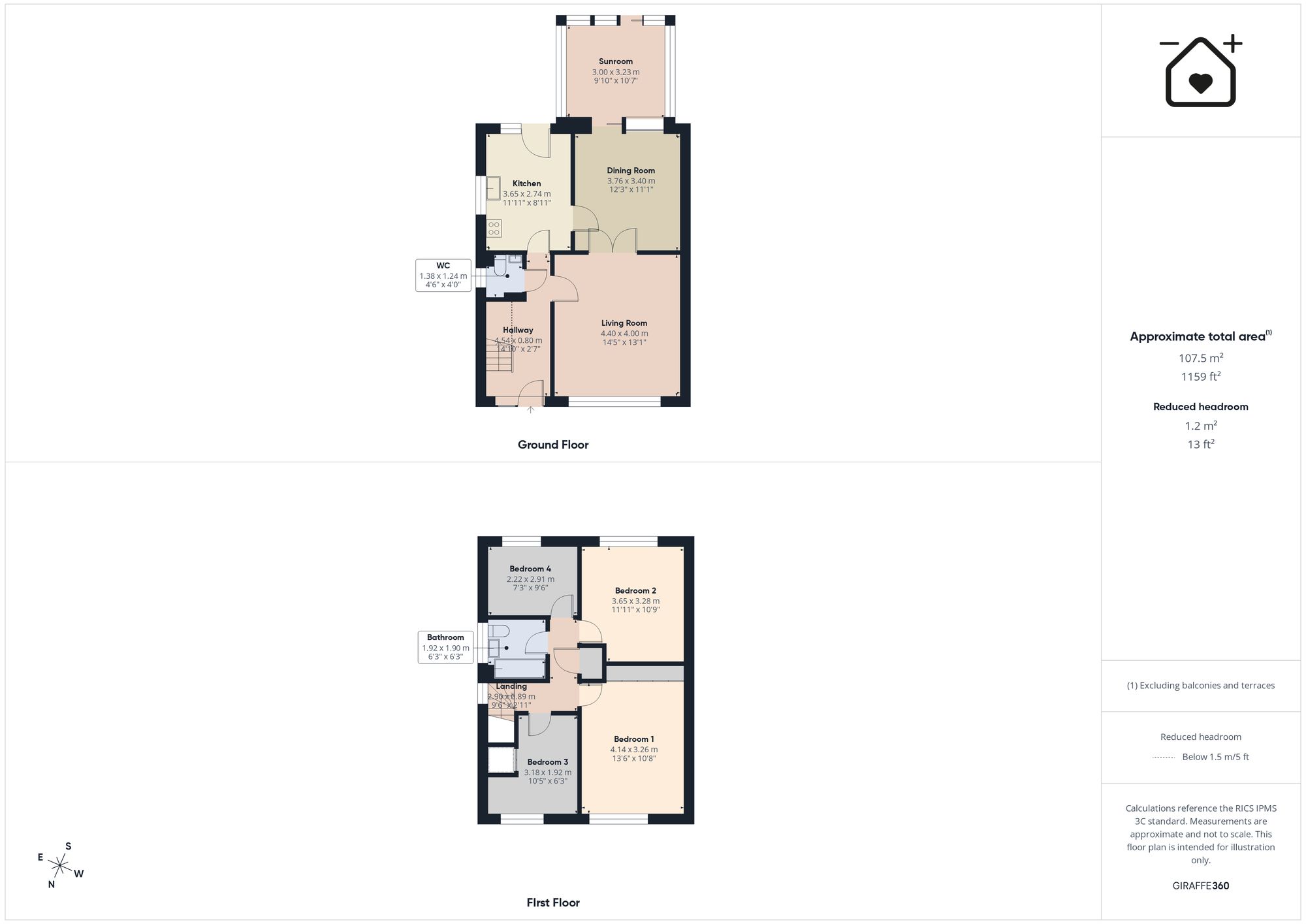 17 Llwyn-y-Golomen, Swansea floorplan