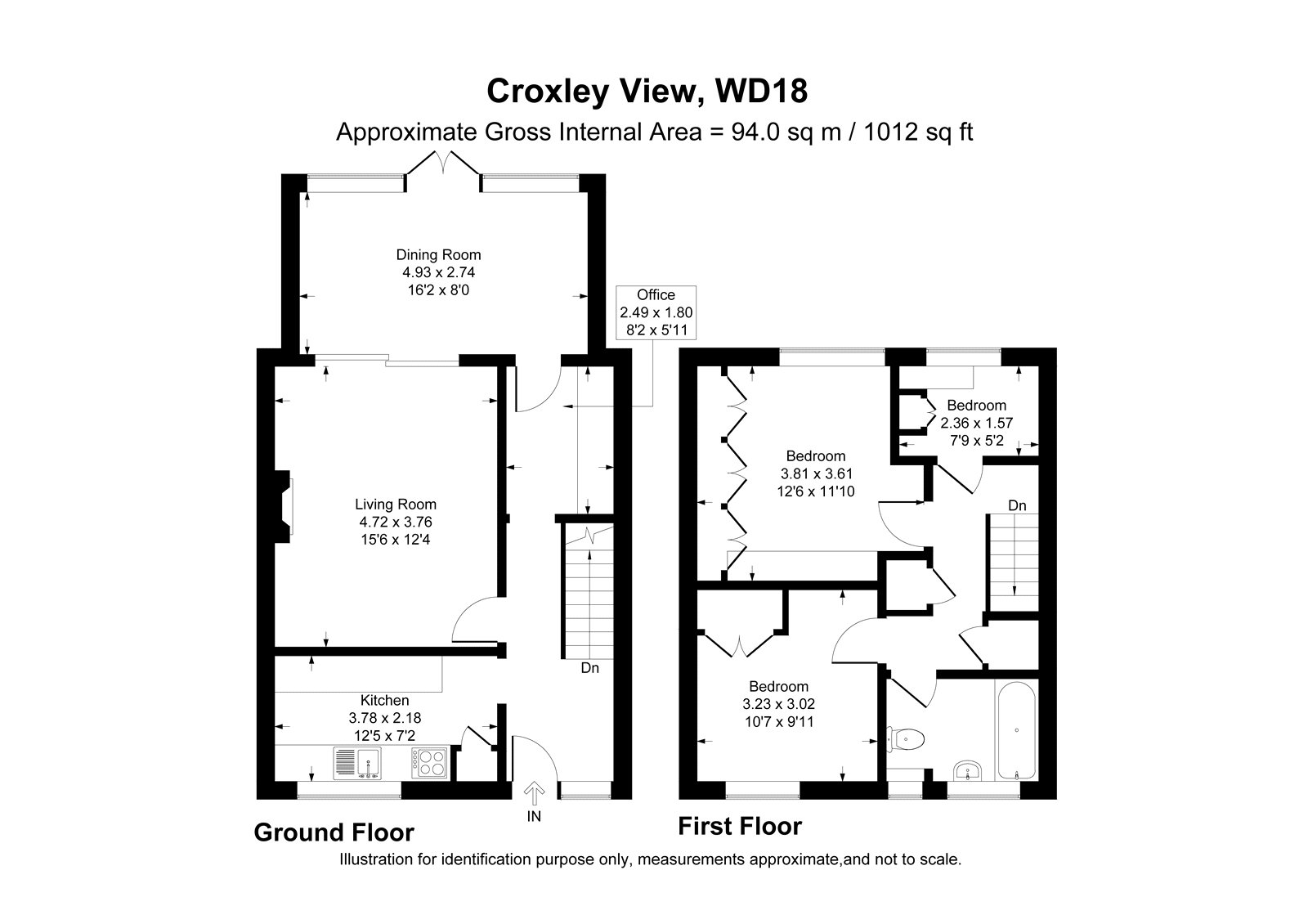 365, Croxley View, Hertfordshire floorplan