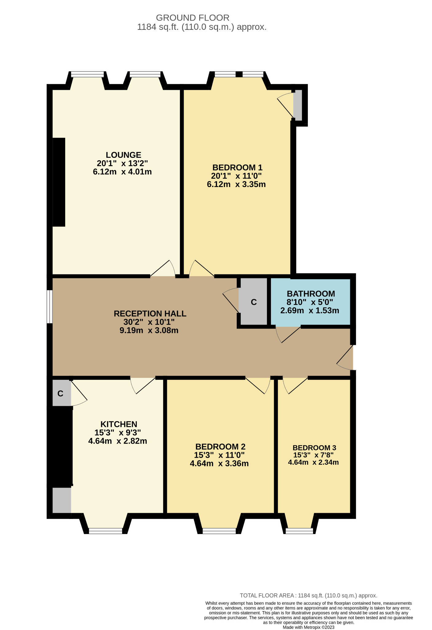 3/1 9 Oakfield Avenue, Hillhead, Glasgow G12, 3 bedroom flat for sale