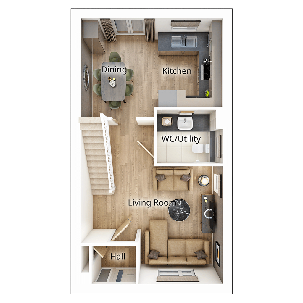 The Brambleford - Plot 11, Abbey Grange, Off Abbey Lane, Evesham floorplan