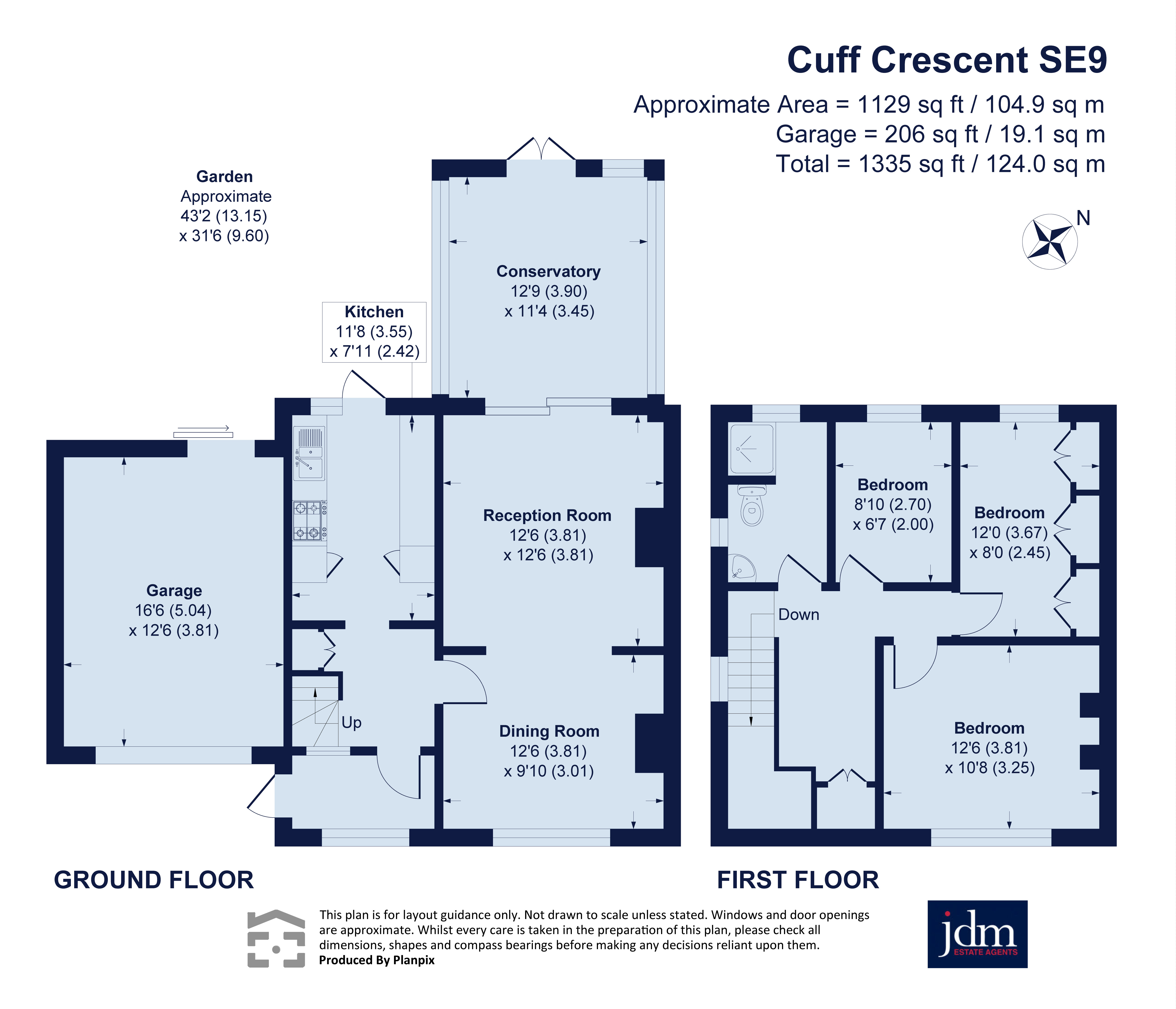 26, Cuff Crescent, Eltham floorplan