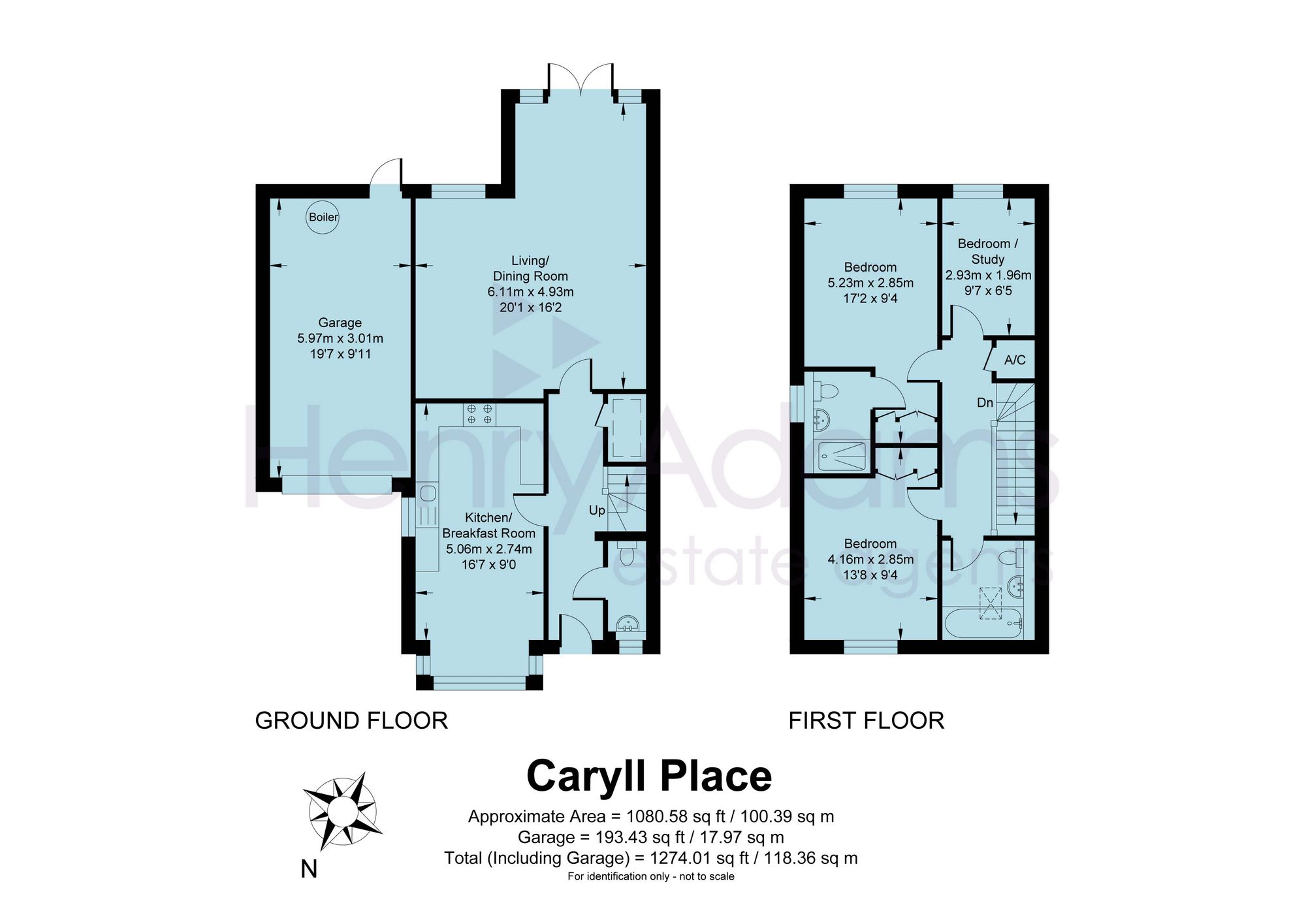 13 Caryll Place, Horsham floorplan