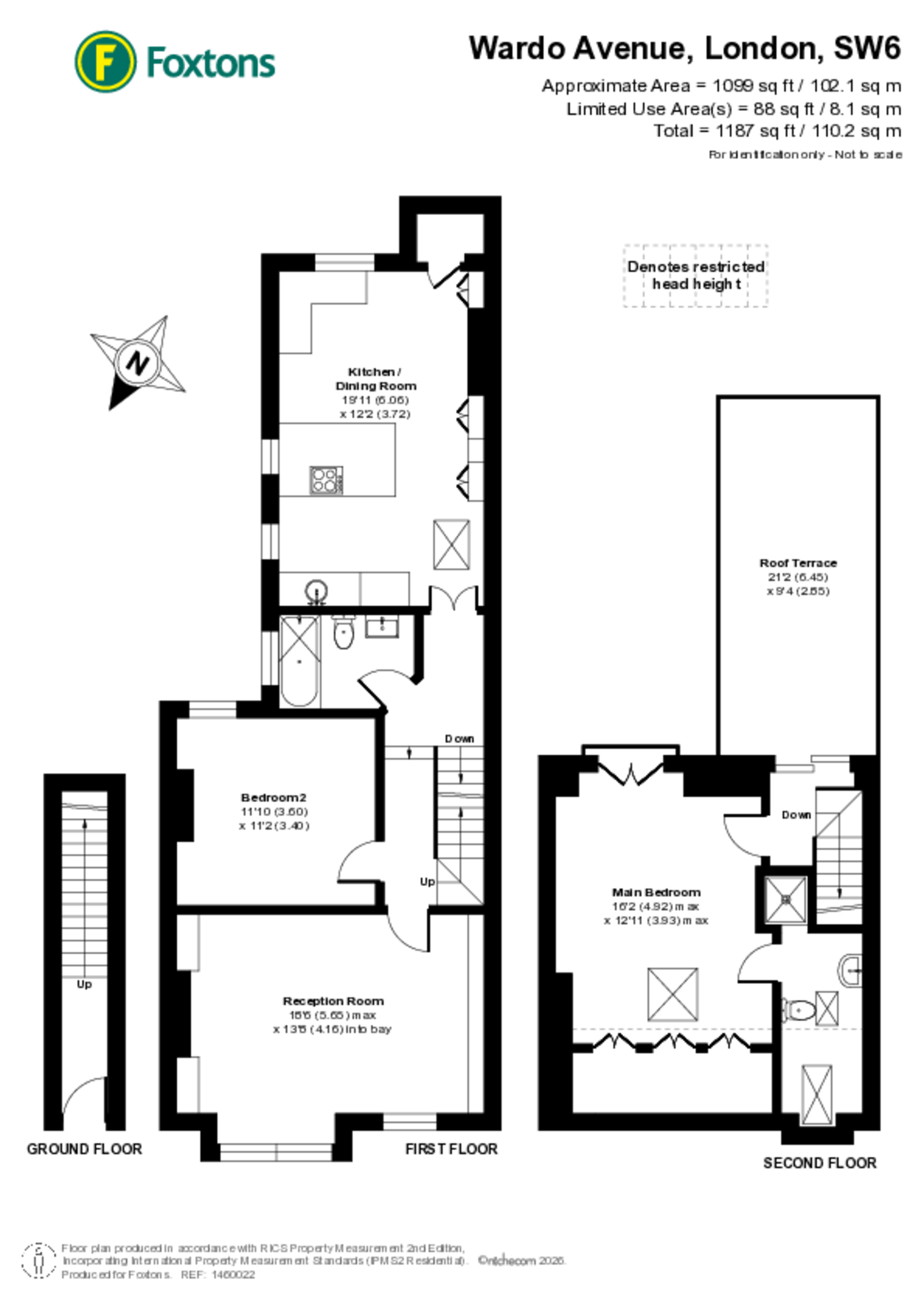 Wardo Avenue, Fulham floorplan
