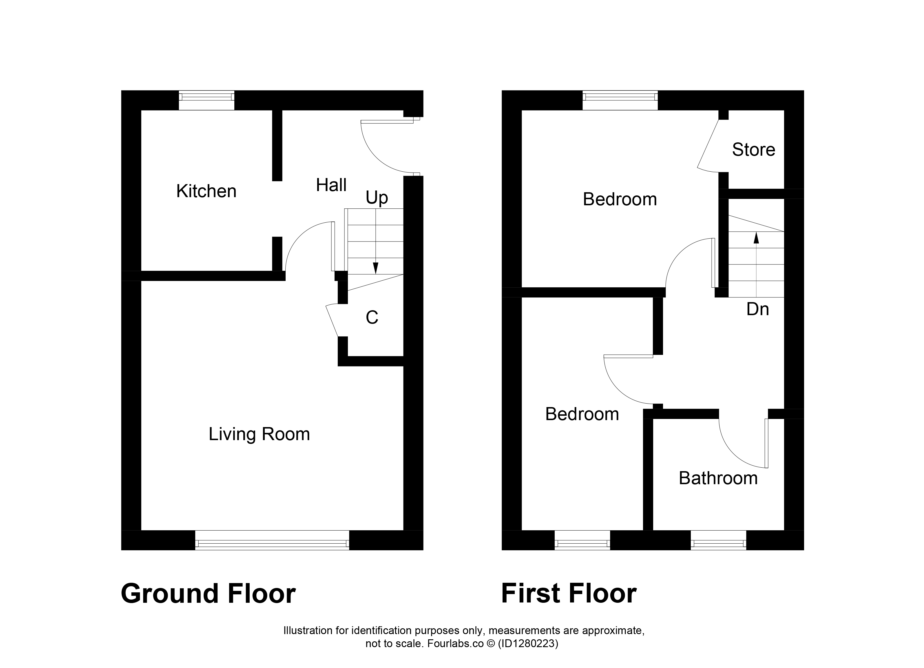 49 Highfield, Forbeshill, Forres floorplan