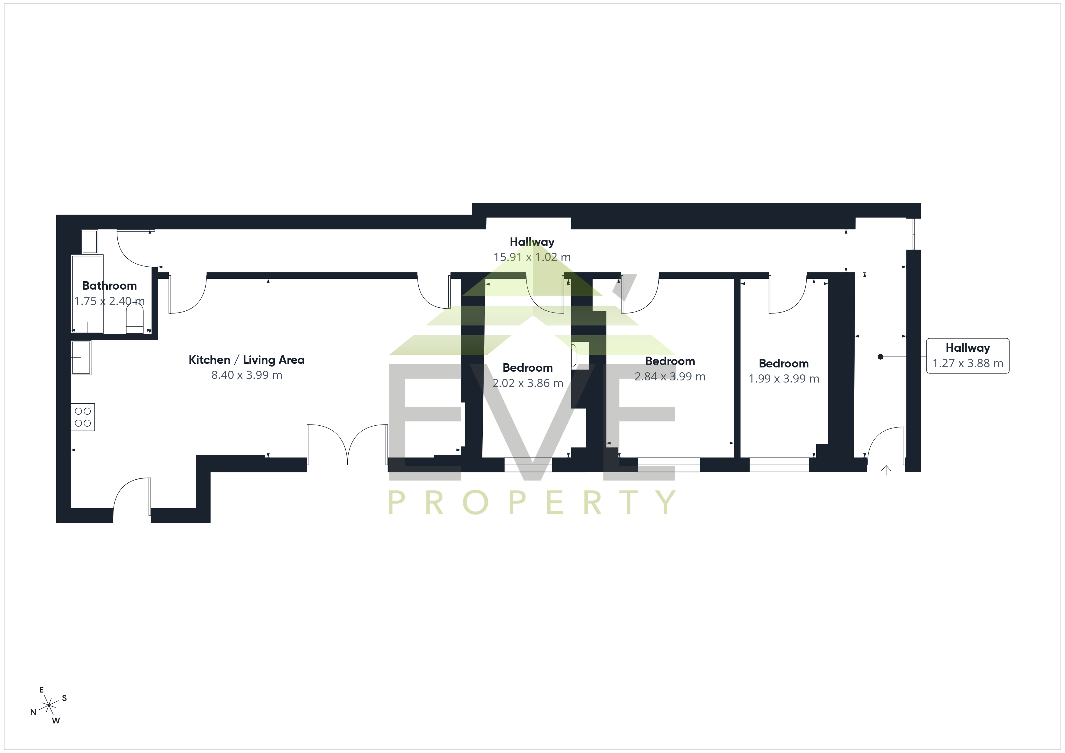 West End Park Street, Glasgow floorplan