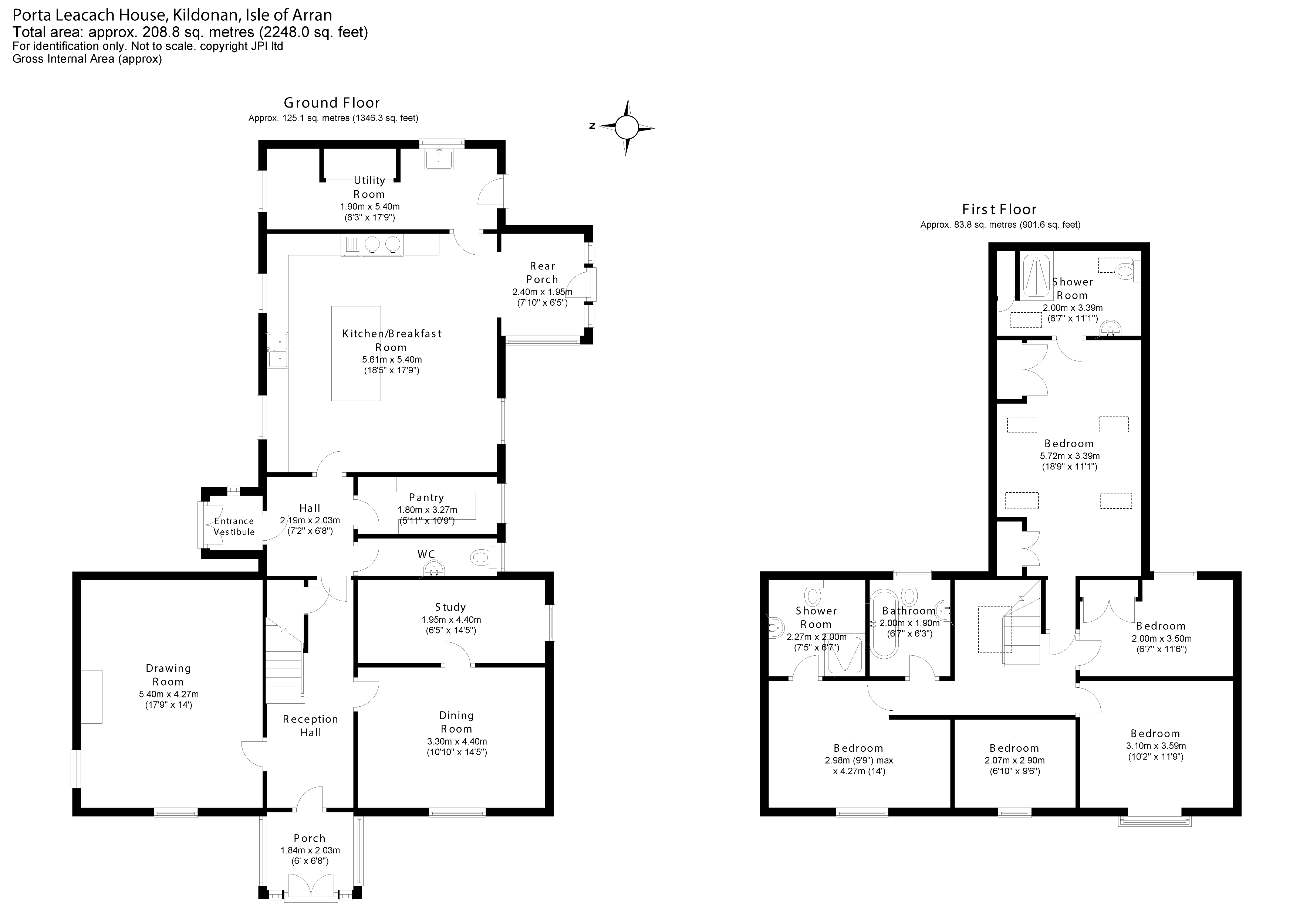 Porta Leacach House, Kildonan, Isle Of Arran KA27, 5 bedroom detached