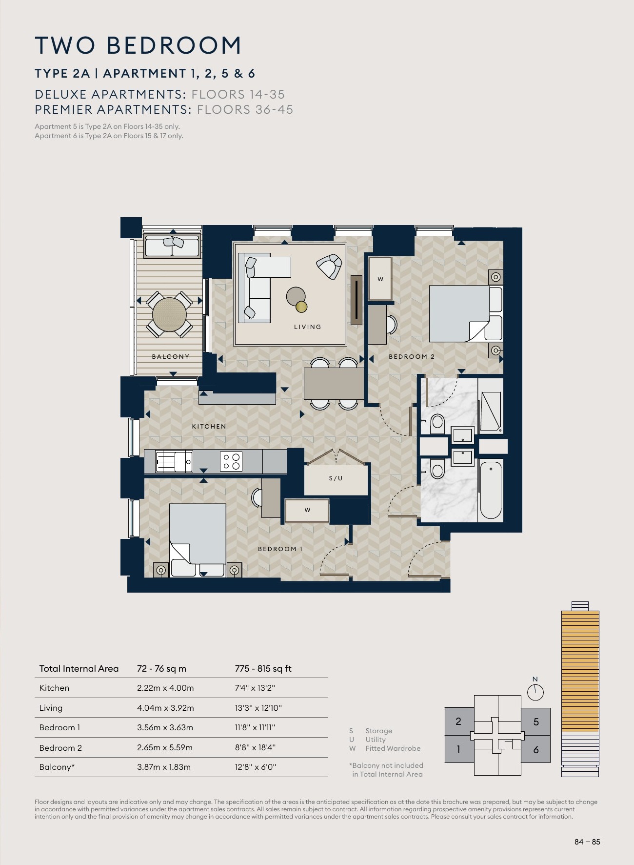 222 Marsh Wall, London floorplan