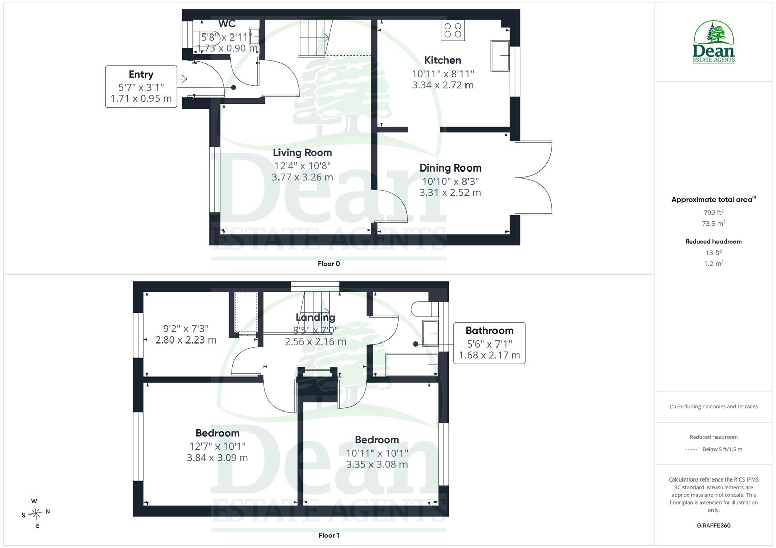 Hilltop, Parragate Road, Cinderford floorplan