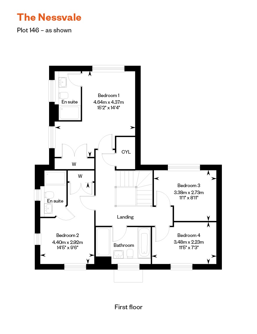 Ufford Chase, The Nessvale, Colchester floorplan