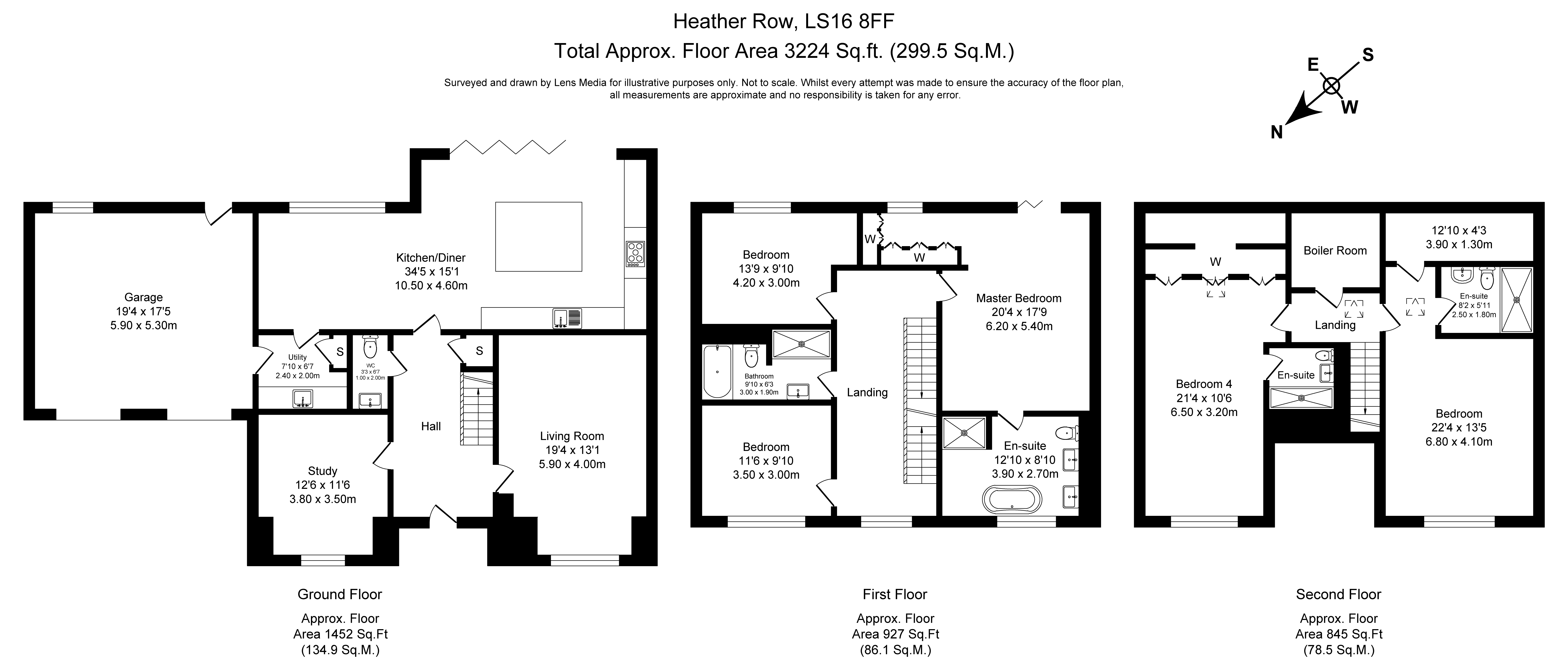1, Heather Row, West Yorkshire floorplan