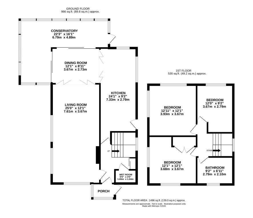 50 Grand Avenue, Lowestoft floorplan