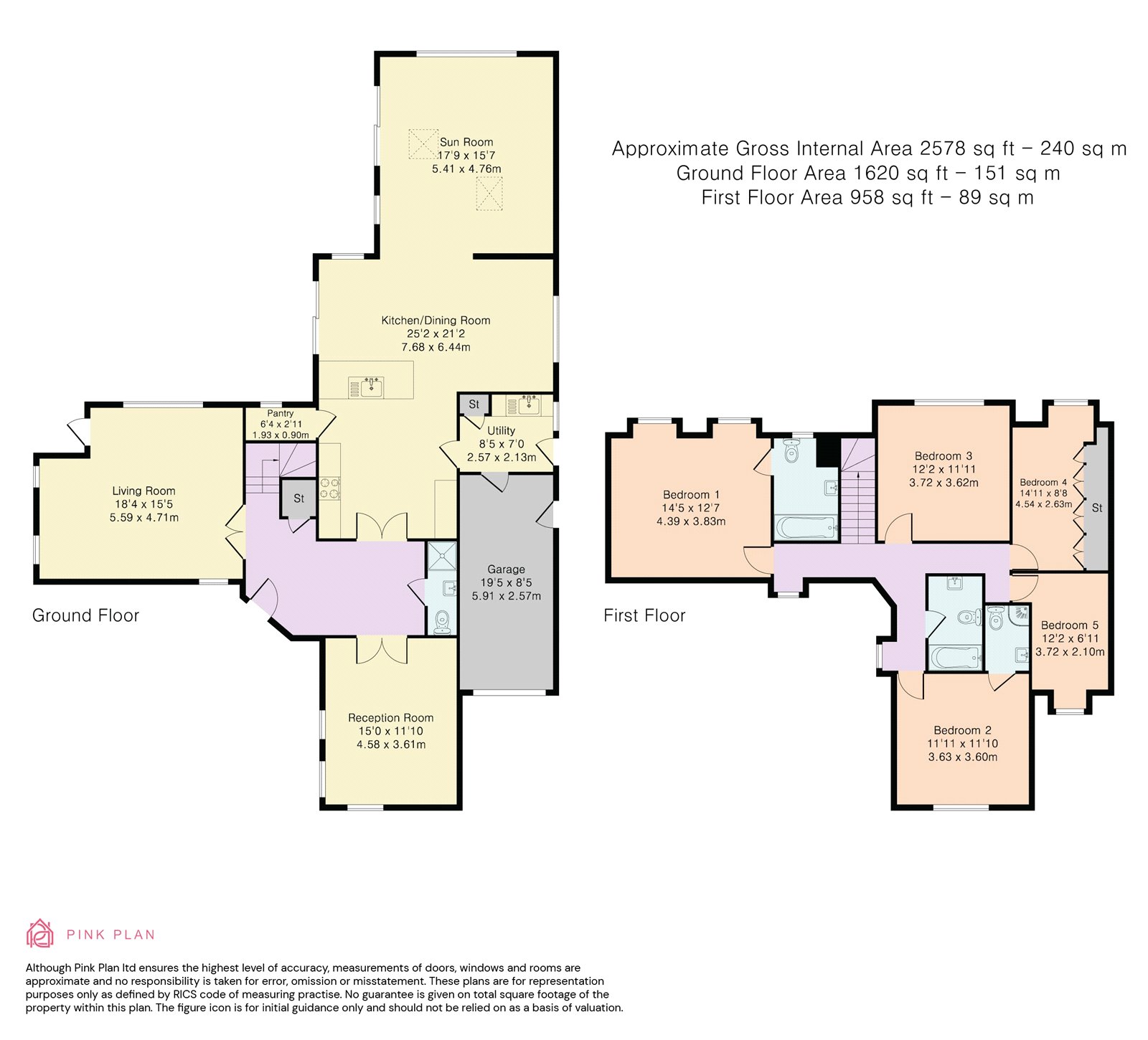 Kentish Lane, Brookmans Park, Hertfordshire, AL9 floorplan
