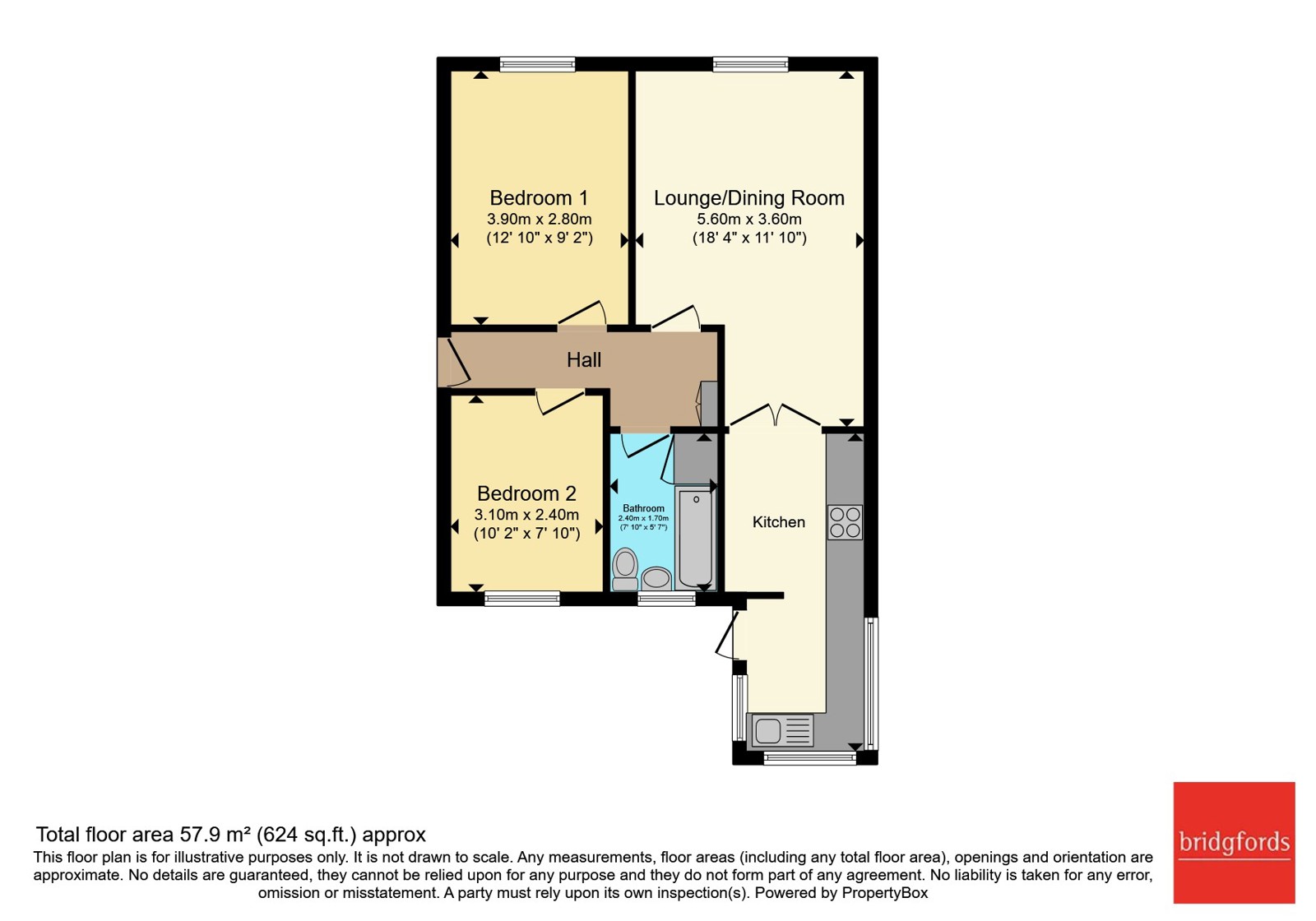 44, Harrogate Crescent, Lancashire floorplan