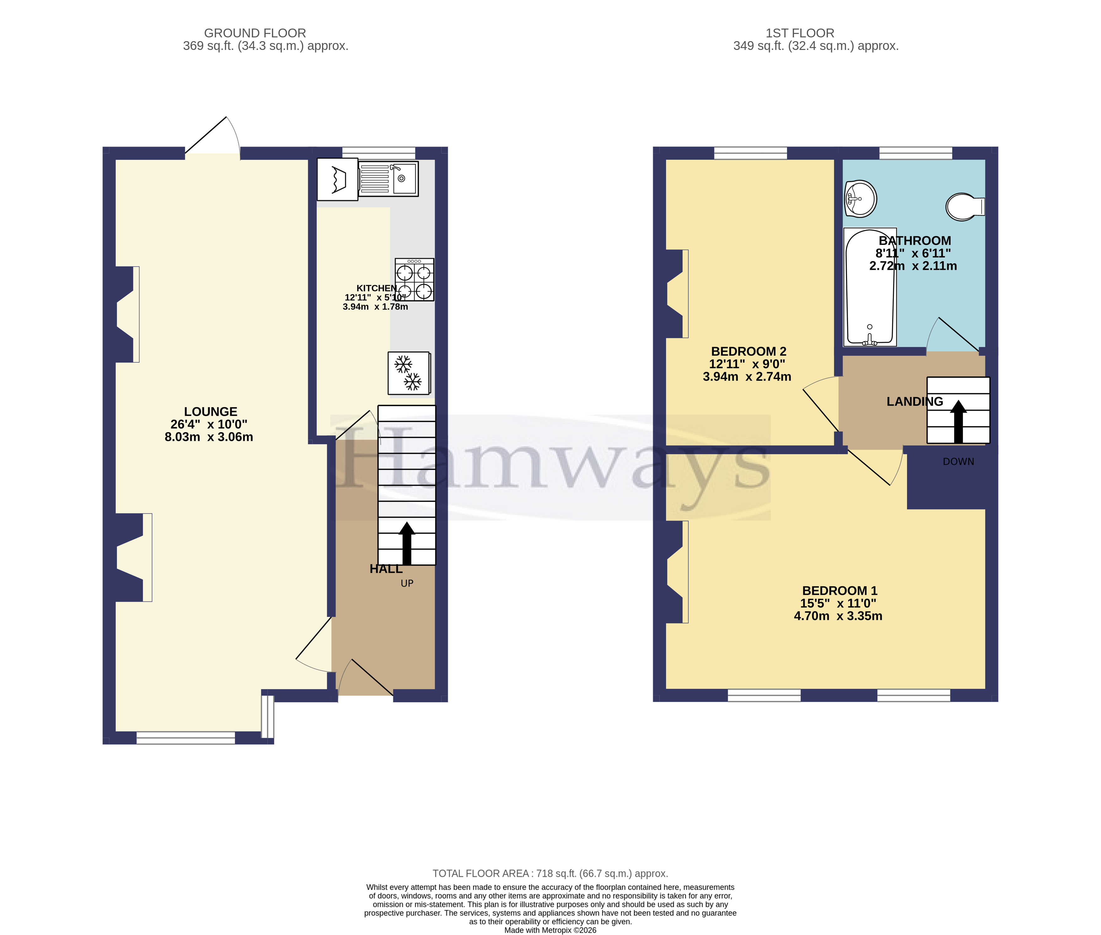 40 Woodman Road, Coulsdon, Surrey floorplan